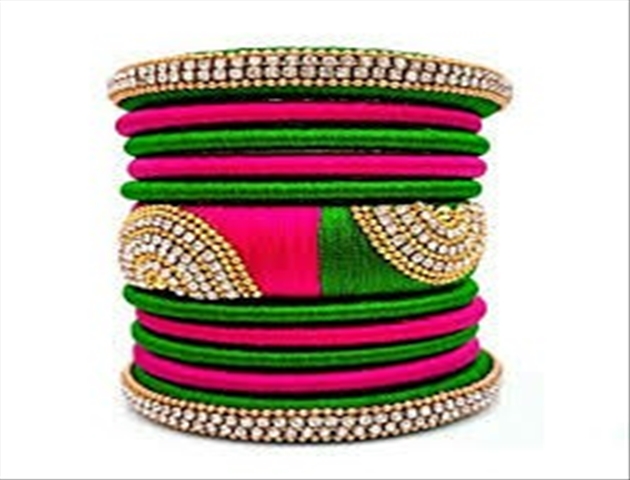 Wanaw Silk Thread Bangles &Necksets