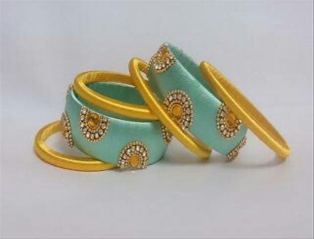 Wanaw Silk Thread Bangles &Necksets