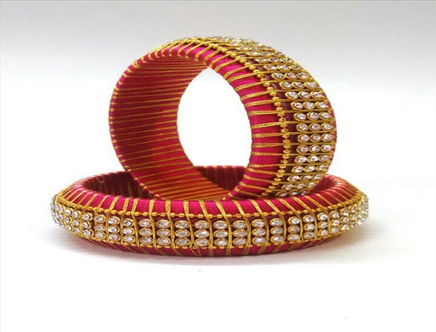 Wanaw Silk Thread Bangles &Necksets