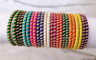 Wanaw Silk Thread Bangles &Necksets