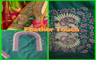 FEATHER TOUCH BLOUSE DESIGNER