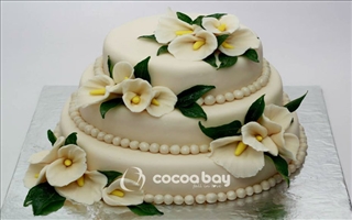 Wedding Cakes - Lillies Blueberry - 5 Kgs