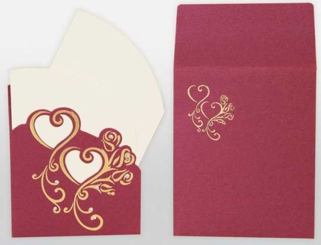 Wedding Cards Elektra68P-KRTT Pink