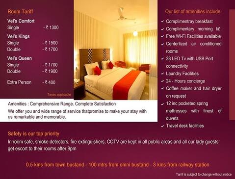 Vel's Grand Inn Hotel